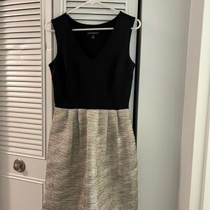 Cynthia Rowley Black and Silver/Gold holiday Dress